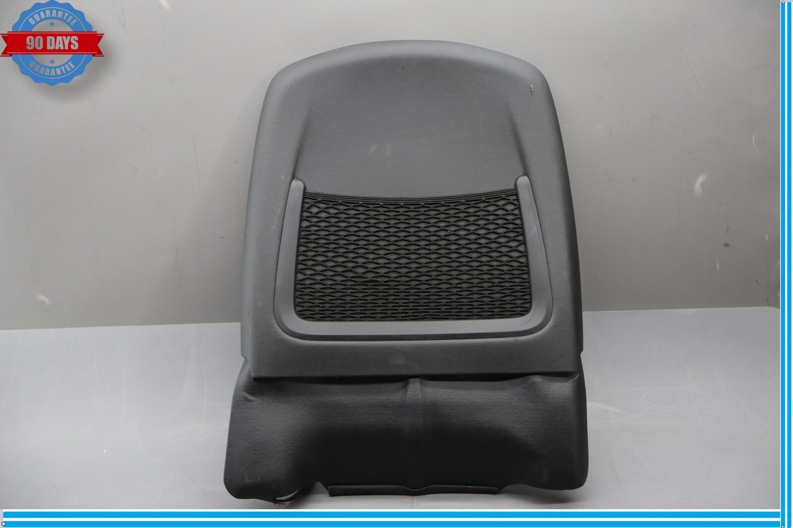 14-17 Maserati Ghibli Front Left Side Seat Back Plate Cushion Cover Black Oem