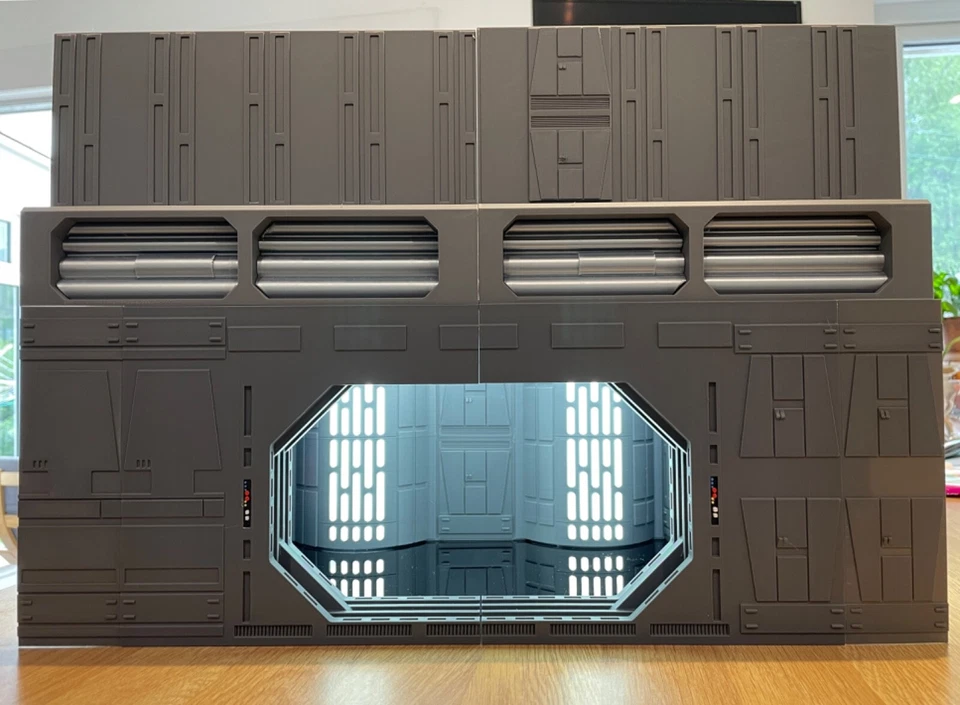 Death Star Individual Walls Diorama 4 Lighting 1:12 Star Wars Black Series Scale - Image 3 of 3