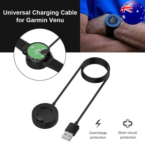USB Charging Data Cable Power Charger Wire for Garmin Venu 2 Venu 2S Fenix 5