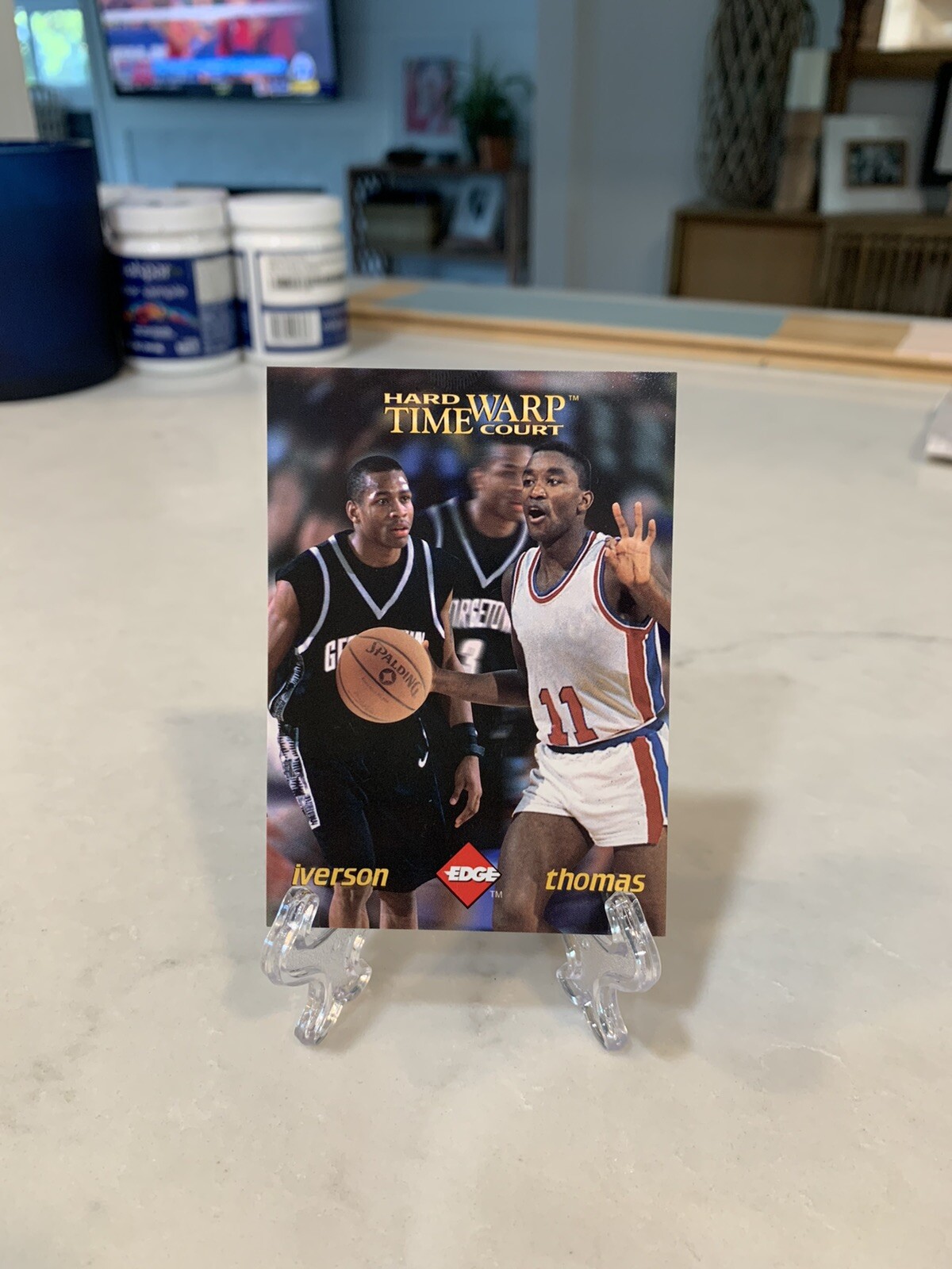 1996 Collector's Edge Time Warp #TW6 Allen Iverson Thomas RC Rookie Factory Set