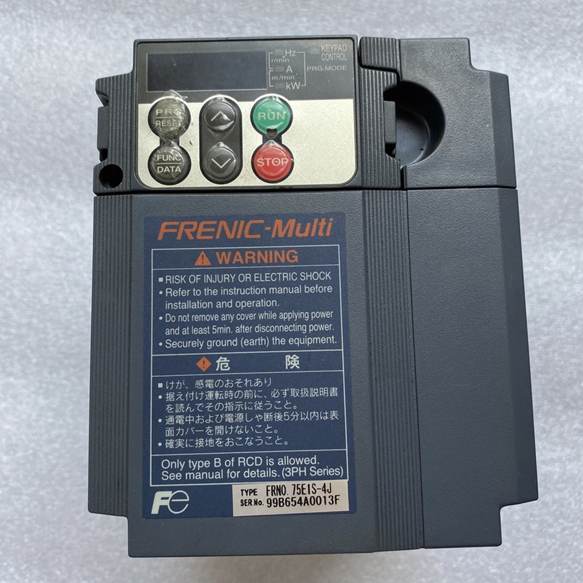 FRN0.75E1S-4J Used For Fuji Drive Free Shipping | eBay