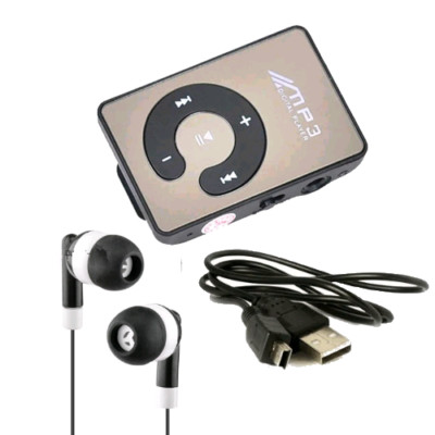 Micro SD - LCD Display - Wiederaufladbarer MP3 Musik Player