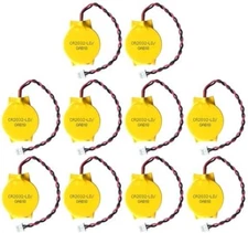 10PACK 3V CR2032 CMOS Battery with Wire Leads and MOLEX Connector Computer NEW