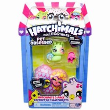 Hatchimals CollEGGtibles Pet Obsessed Snailtail and Sloth Green 2 pack 
