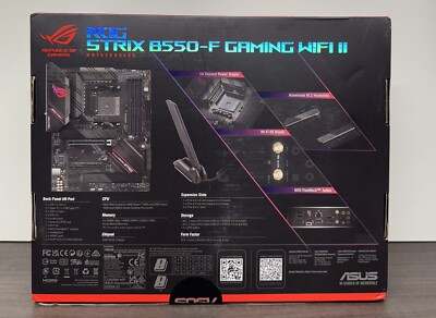 ASUS ROG STRIX B550-F GAMING WIFI II AM4 AMD Motherboard #TL-608