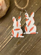 Easter Bunny; Hop into Easter Fashion; Wire Earrings