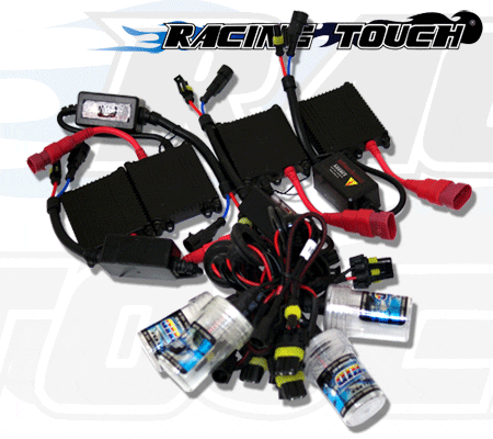 Slim 35W 3000K Xenon HID Conversion Kit H11 & H9 High Low Beam Combo 2 Set - Picture 1 of 4