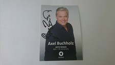 Axel Buchholz Rote Rosen Das Erste Autogrammkarte mit Original Unterschrift