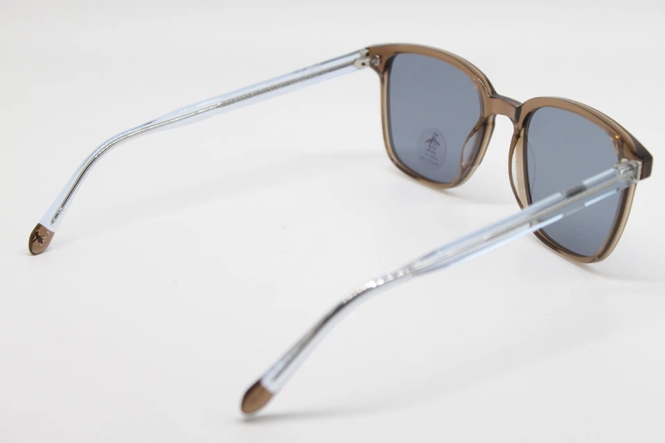 NUEVAS GAFAS DE SOL PENGUIN THE TOMMY SUN SF MARRÓN AZUL CRISTAL AUTÉNTICAS 50-20 Foto 3 de 4