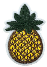 Patches Sew  Iron On Embroidered Clothing Hats Jackets Coat Hat Pine Apple A584