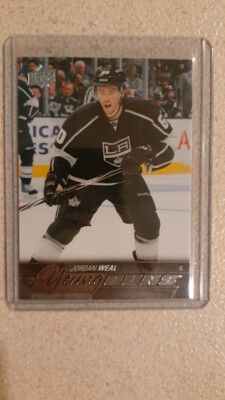 2015-16 Upper Deck Series One Young Guns #202 Jordan Weal RC KINGS!