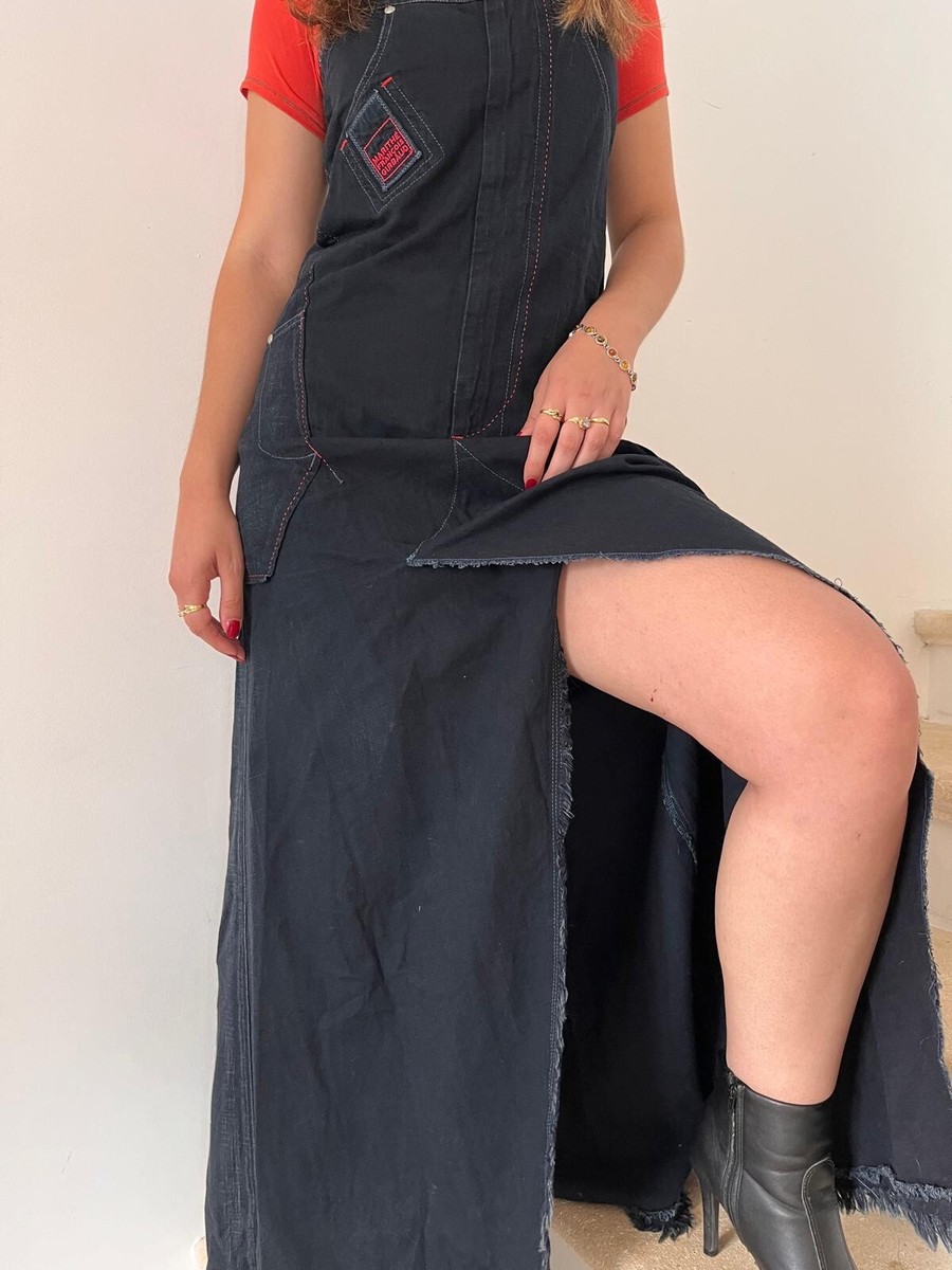 Robe Salopette Jean Evasée Marithé & François Girbaud – Taille 40 – Style Bohème – Occasion Excellent état