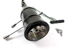 Universal 16'' Tilt Manual Floor Shift Steering Column W/ Adapter Black S81012BK