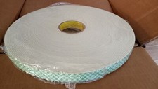 3M  JUMBO Double Coated Urethane Foam Tape 4008 Off-White,1"x36yd 1/8 in 1 ROLE