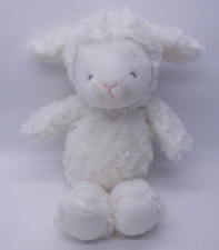 Carters Plush Lamb Windup Music Player Head Rocks White 10"