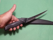 6" blade Fillet Fix Blade Knife Stainless Steel Made in USA with plastic sheath