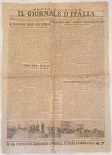 Il Giornale D'Italia 1 de febrero de 1931 Val Doria Corni Di Canzo Spacci Liverani