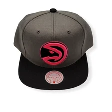 Mitchell & Ness Atlanta Hawks Neon Lights Adjustable Snapback Hat Cap