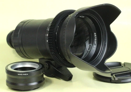 Meteor 5-1 f/1.9 17-69mm Super16 Zoom Arri Red One BMPCC cine + adapter SONY NEX