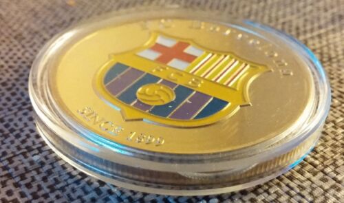 Lionel Messi Barcelona 1899 Gold Coin Signed World Club Cup 2025 Inter Miami USA - Picture 2 of 9