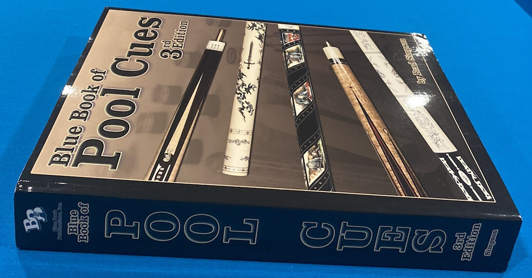 趣味・スポーツ・実用 blue book of pool cue 3rd Edition Blue Book of Pool Cues, 3rd Edition, Brad Simpson ~ NEW