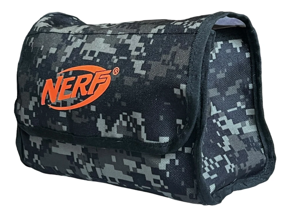 Ammo Belt Bag 2009 Nerf N Strike Digital Camo Bag w/82 Darts Excel. Used Cond.