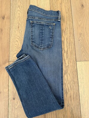 Rag & Bone Sz 28 Blue Cotton Skinny Fit Jeans Inseam 25'' Womens USA Stretch