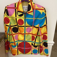 Laurel Designers Jacket,beautiful Colors,size 38(usa 8),side Pockets,ziper,mint