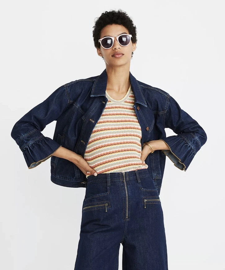 Karen walker denim best sale jacket