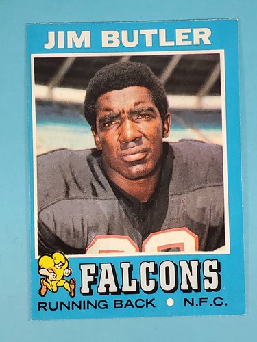 1971 Topps Jim Butler Atlanta Falcons #2 NM 🏈 - 第 1/10 張圖片
