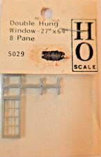 HO Scale Detail Part Grandt Line 5029 Double Hung Window 27"x64" 8 Pane