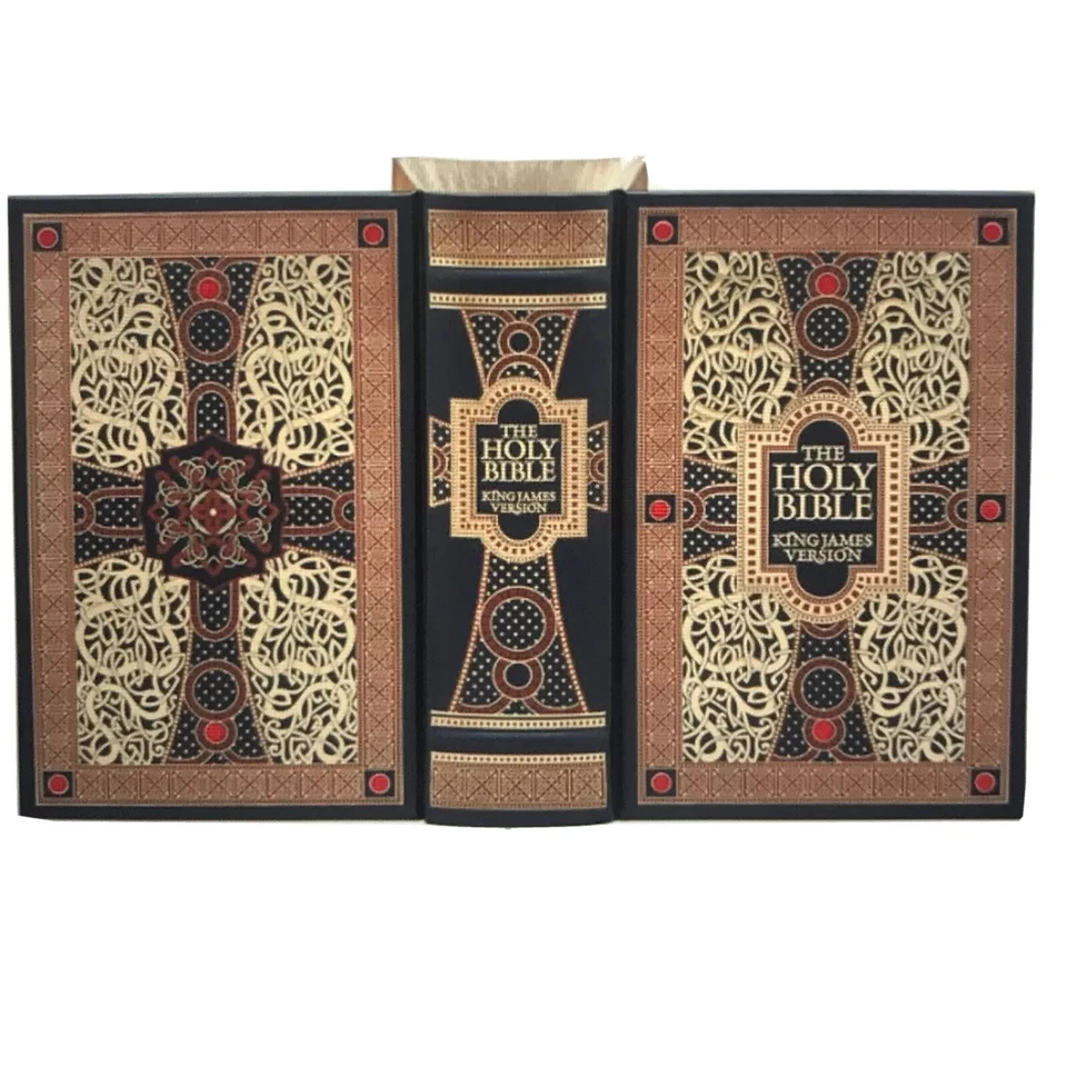 ❤️THE HOLY BIBLE King James Version Gustave Dore Illustrated Leather Bound NEW - Image 3 of 4