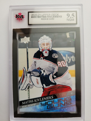 Matiss Kivlenieks 2020-21 Young Guns Hockey Card KSA Graded 9.5! | eBay
