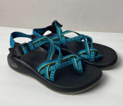 Chaco woman's sandals adjustable ankle strap toe loop size