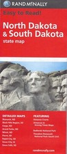 State Map of North & South Dakota, Easy To Read!, Rand McNally - 2021 Edition