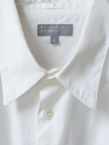 Mans White Margaret Howell Formal Shirt. 100% Cotton. Size L. V. Good Cond. - Picture 1 of 9