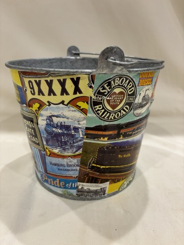 Secchiello decoupage tema treno The Macbeth Collection - Foto 4 di 7