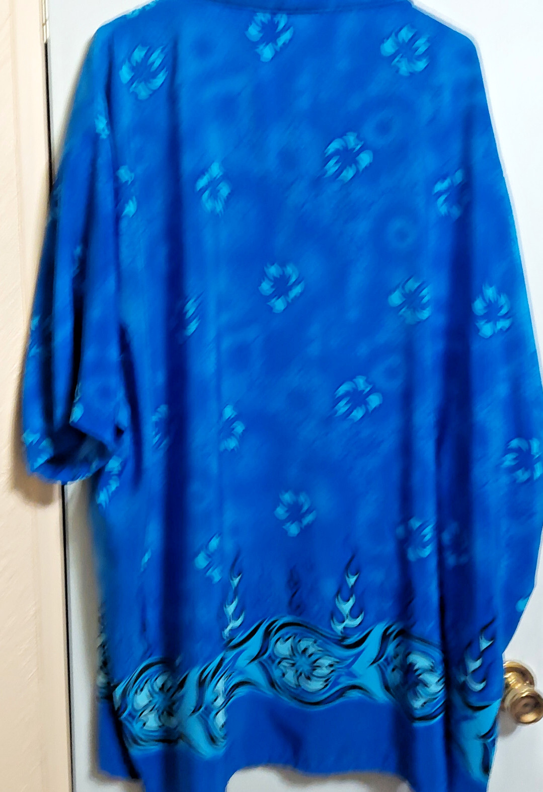 Pineapple Connection  Blue With  Abstract Hawaiia… - image 2