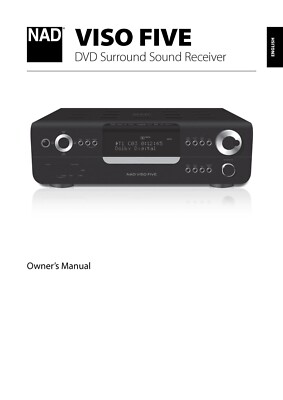 Bedienungsanleitung-Owner's Manual für NAD Viso Five 