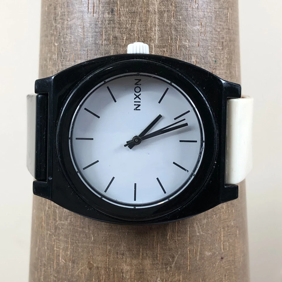 Nixon Time Teller Men 9L Rubber Polycarbonate Quartz Analog 40mm Watch 7 3/4" - Image 2 of 4