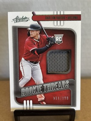 Daulton Varsho 2021 Absolute Rookie Threads Green RT-DV /199