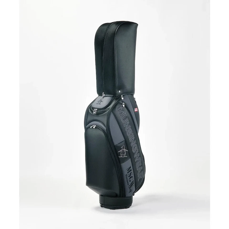 Munsingwear Big Logo Cart Bag 9.5 × 47 in 6way Divider 3.4 kg Unisex 2024 Black - Image 4 of 4