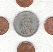 EGITTO   RARA  MONETA  10  MILS  1967