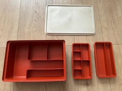 Vintage Tupperware Tuppercraft Organizer mit Deckel - GC