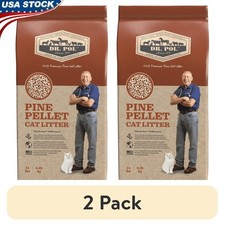 Pine Pellet Cat Litter Natural Odor Control Dust Free Biodegradable 14lb Bag New