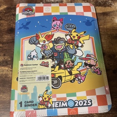 Pokémon 2025 Worlds Pokemon Center Exclusive Binder Sealed Brand New