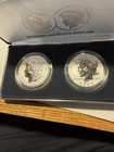 2025 Morgan and Peace Dollar Two-Coin Reverse Set ( Box And COA) Nice!!!
