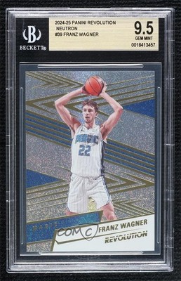 2024-25 Panini Revolution Neutron 74/125 Franz Wagner #39 BGS 9.5 GEM MINT 3hd