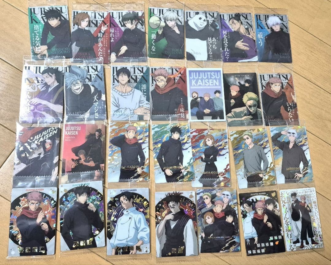 Jujutsu Kaisen Wafer Card Vol 6 Full Set 28 Types Gojo Choso Okkotsu Secret