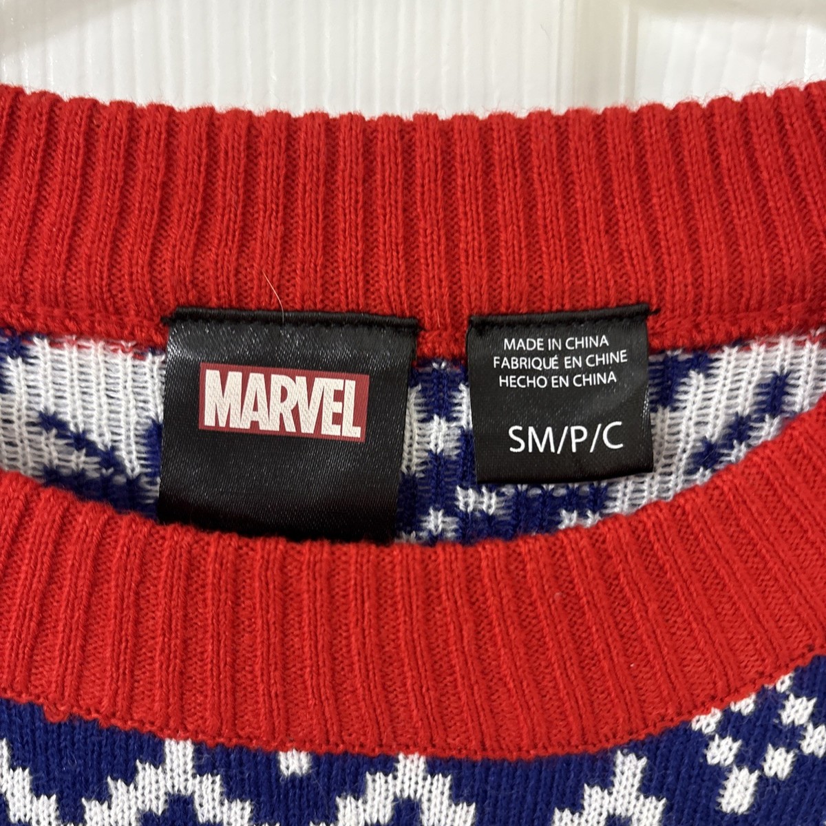 Marvel Avengers Ugly Christmas Sweater Small Men View 2
